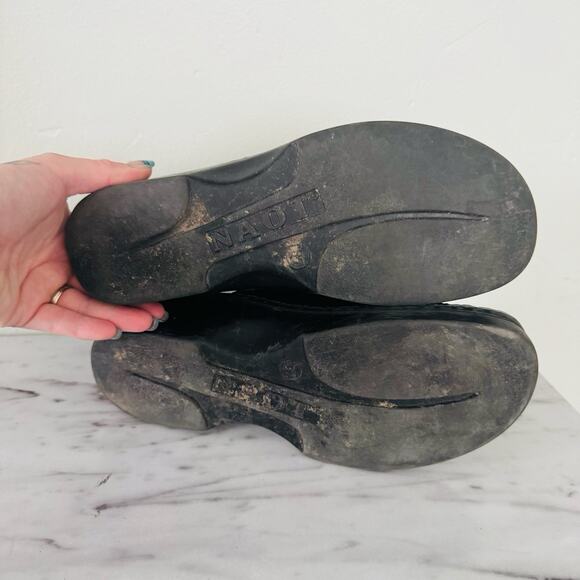 Naot Black Leather Slide Mules Women’s Size 6.5 - Picture 7 of 10